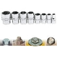 941323 8 Piece SAE Zeon Socket Set with use for Standard, Rusted