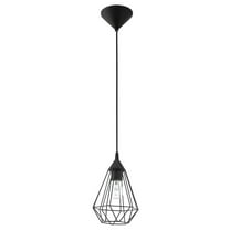94187A-Eglo Lighting-Tarbes - 6 Inch 1 Light Geometric Pendant -Traditional Installation