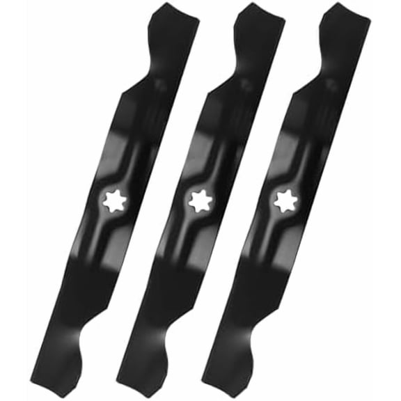 942-04053C Lawn  High Lift Blades Compatible with Cub Cadet LT1050, LTX1050, RZT50 for 50'' Deck ,Fits Cub Cadet/Troy Bilt/MTD 942-04053B 742-04053 942-04056C Fits Toro 112-0316, 3 Pack