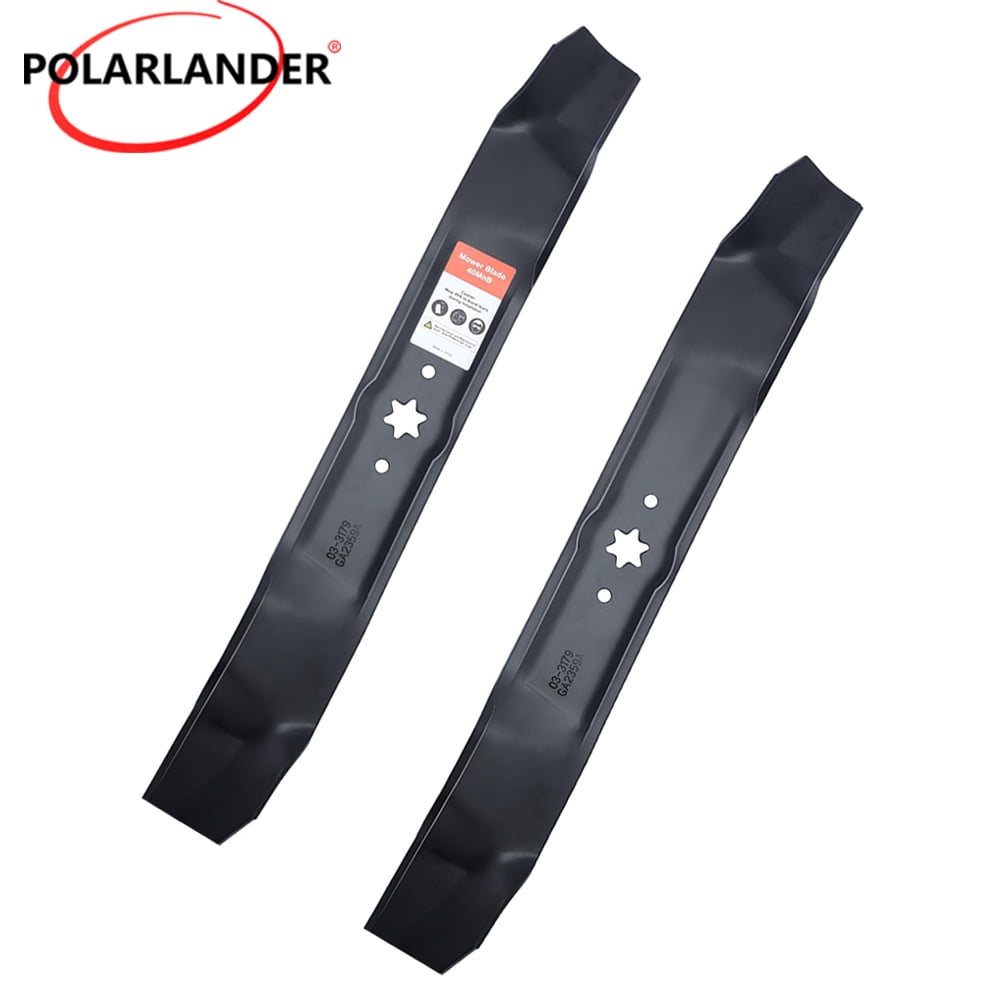 942-0616A 42-Inch Mulching Mower Blades – 3-in-1 for Cub Cadet, Troy-Bilt Bronco/Pony, MTD Riding Lawn Tractors