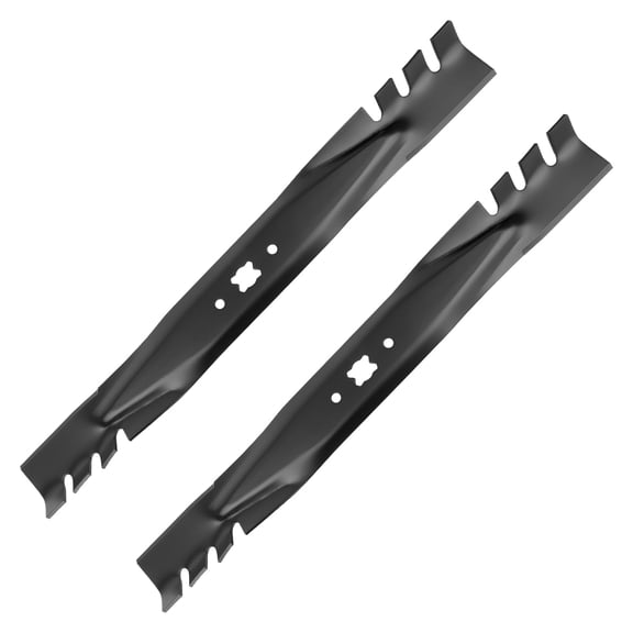 942-0741A Gator Mulching Blade for 21" Deck, 742-0741A Mower Blade Compatible with Troy-Bilt MTD Cub Cad et Craftsman, Replaces 942-0741, 742-0741, 942-04276, 742-04276, 2 Pack