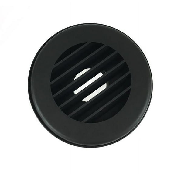 94268 4 in. Heat Vent with Damper, Black