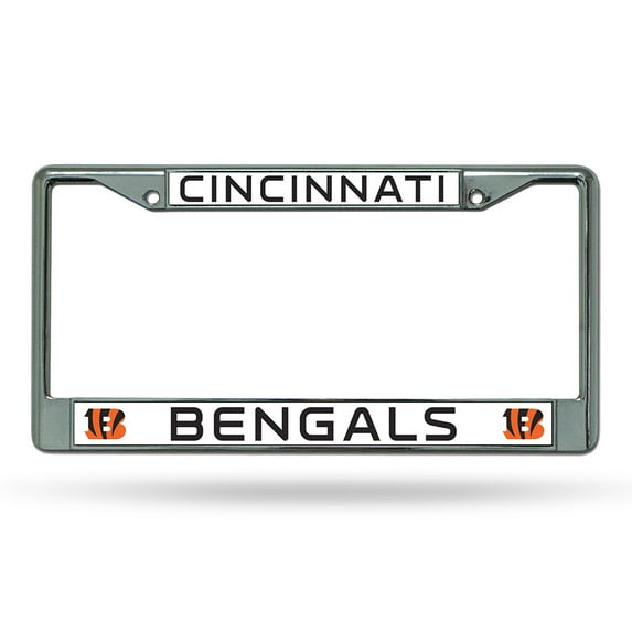 9474632874 Cincinnati Bengals Chrome License Plate Frame by Rico