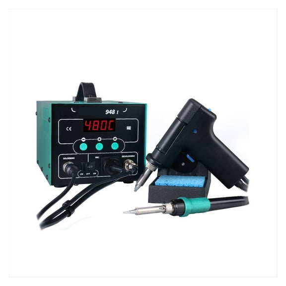 948 I Suction Tin Gun Desoldering Station Soldering Iron Suction Pen 2 In 1 Intelligent Welding Rework Station Repair Tool