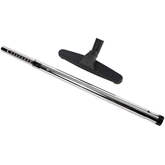 94984 Telescopic Wand and 12" Natural Fill Floor Brush Vacuum Attachment Kit, Black