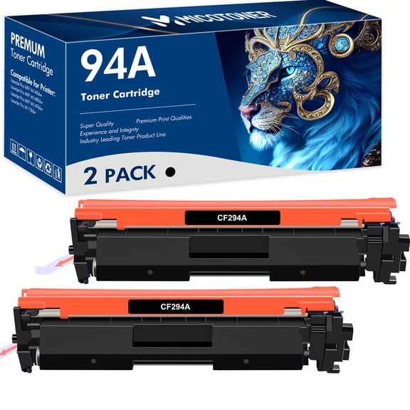 94A Toner Cartridge Compatible for HP 94A CF294A 94X CF294X LaserJet Pro M118dw MFP M148dw M148fdw M149fdw Printer Ink (Black, 2-Pack)