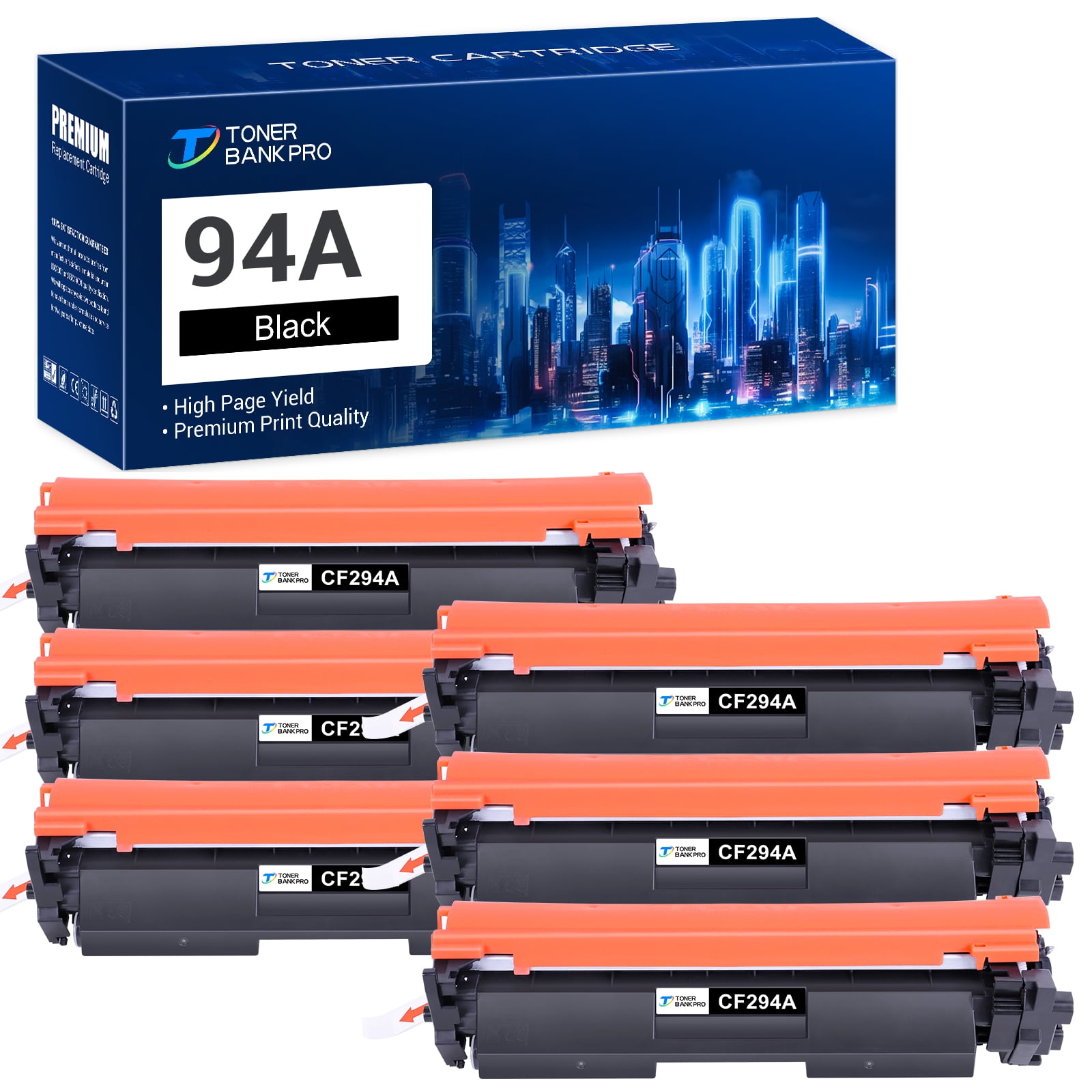 94A Toner Cartridge Replacement Compatible for HP CF294A CF294X LaserJet  Pro MFP M148dw M148fdw M149fdw LaserJet Pro M118dw Printer Replacement Ink ( Black,6-Pack) 