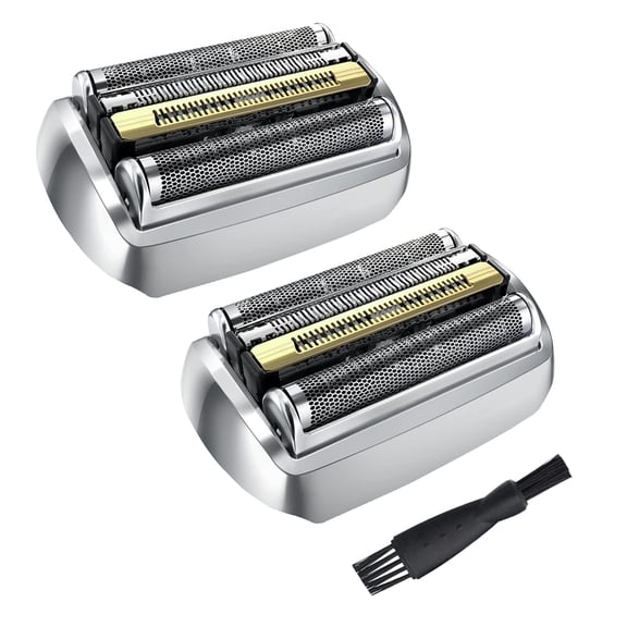 2-Pack 94M Replacement Shaver Heads for Series 9, Compatible with Shaver Models S9 9290cc, 9291cc, 9370cc, 9376cc, 9293s, 9260s, 9295cc,Silver