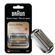 94M Series 9 Shaver Replacement Head for Braun Electric Razors,Foil & Cutter Replacement Cassette Compatible with Braun Shaver Models S9 9290cc, 9291cc, 9370cc, 9376cc, 9293s, 9260s, 9295cc,Silver
