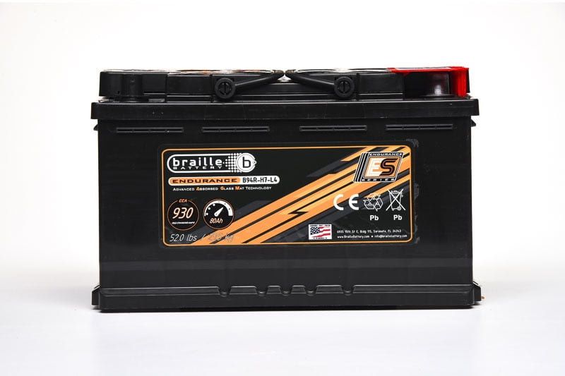 Braille 140R-H4-LN1 Endurance AGM Battery 620 CCA Braille 140R-H4-LN1 Endurance AGM Battery 620 CCA