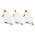thumbnail image 1 of 94mm / 3.7" Diameter Spring Ceiling Hole Cover Plate, 3 Pack Downlight Hole Trim Wall Mount Decorative Cap Access Panel for 2-3.3" Round Ceiling and Wall Openings, White, 1 of 7