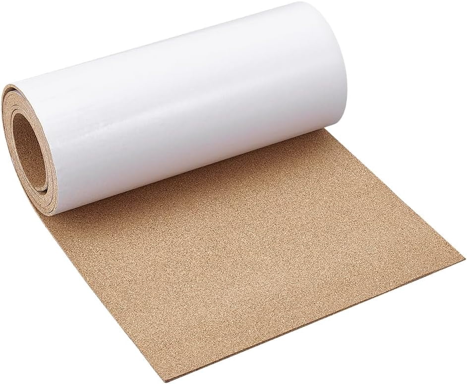 94x11.8 inch Cork Board Roll 1/8 inch Thick Self Adhesive Corkboards Cork Tiles Pin Board Bulletin Board Wall Bulletin Boards for Wall for Home Office School Display Boards Decor