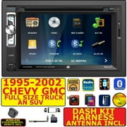 95-02 GM TRUCK / SUV DVD CD USB TOUCHSCREEN BLUETOOTH DOUBLE DIN CAR STEREO RADIO