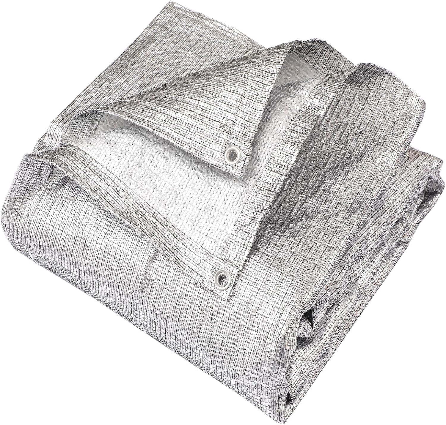 95% Aluminum Foil Shade Cloth Heavy Duty Shade Mesh Tarp Sun Block ...