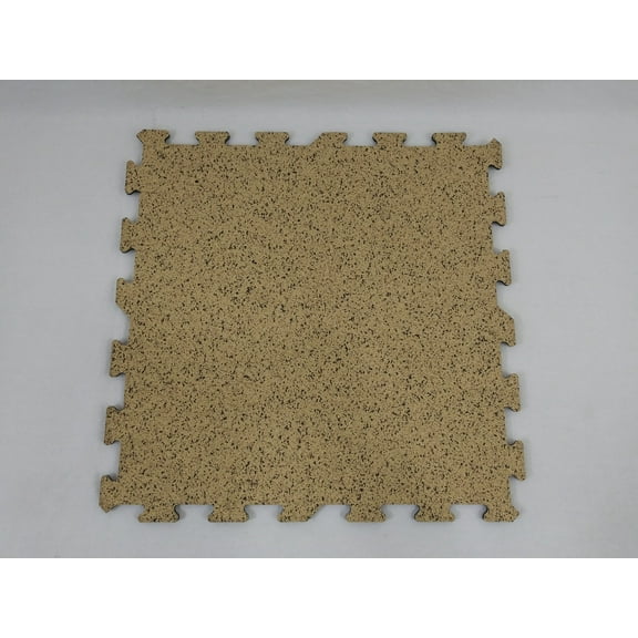 95% Caramel Cream Tiles 23 x 23 x 7.5mm (6 Pack of Rubber Tiles)