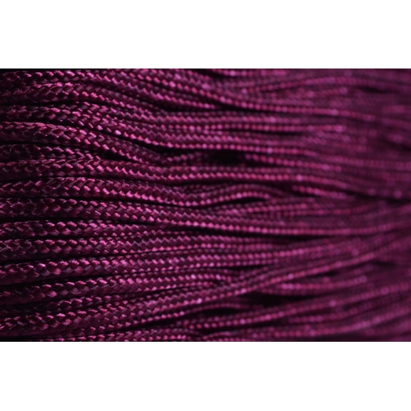 95 Cord - Burgundy - Type 1 Cord - 100 Feet on Plastic Winder - Bored Paracord Brand