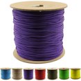 thumbnail image 1 of 95 Cord Tensile Strength - Purple - 1000 Foot Spool - Type 1 Thin Durable Strong Rope for Outdoor Survival Camping Hiking Lanyards Jewelry Necklace Bracelet Making, 1 of 6
