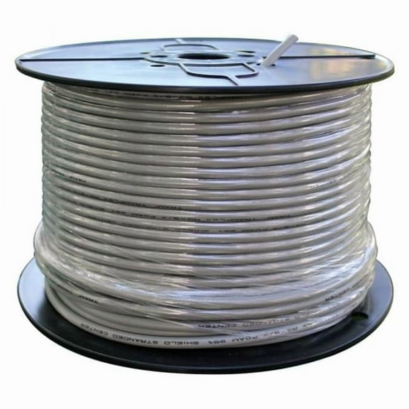 95 Percent 500 ft. Clear Mini 8 Bulk Coaxial Cable