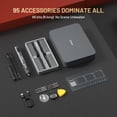 thumbnail image 1 of 95 in 1 Precision Electric Screwdriver Set with Visual Screen and Magnetic Mat for Electronics Repair, 1 of 7