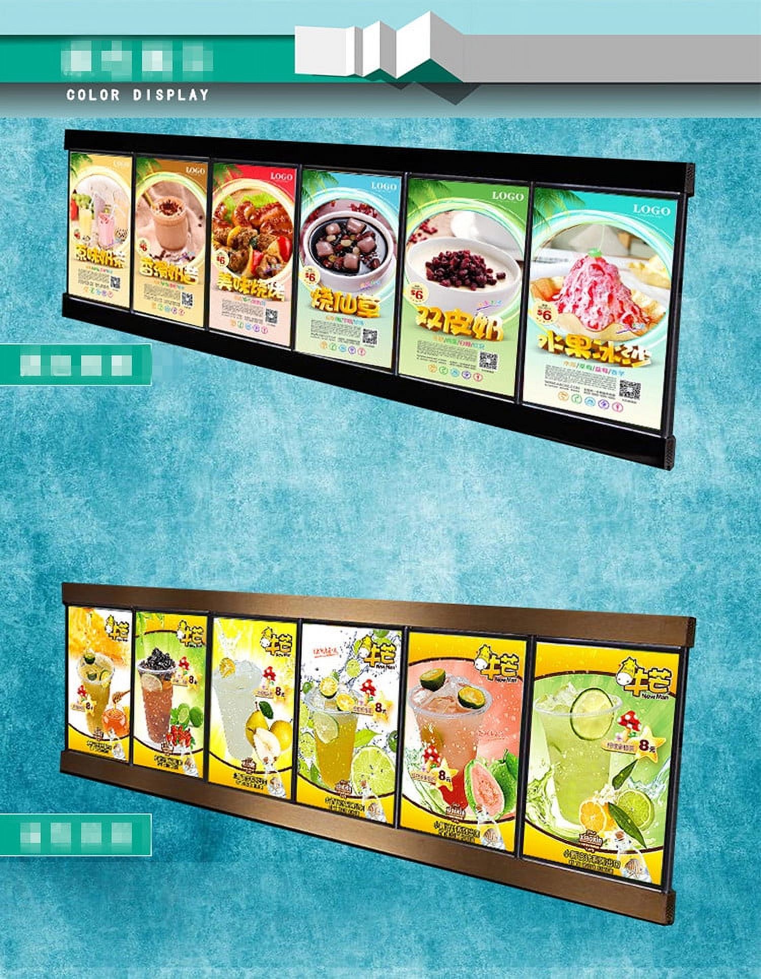 95 in Restaurant Menu Displays Boards Menu board M95