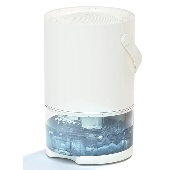 95 oz Small Dehumidifiers for Room for Home, Quiet with Auto Shut off, Dehumidifiers for Bedroom, Bathroom, RV, Closet, 7 Colors LED Light (off white)02