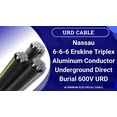 thumbnail image 1 of 950' 6-6-6 Erskine Aluminum URD Triplex Direct Burial Wire, 1 of 9