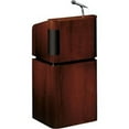 thumbnail image 1 of 950-901-MY-WT-LWM-6 Tabletop & Base Combo Sound Lectern With Tie Clip & Lavalier Wireless Mic - Mahogany On Walnut, 1 of 1