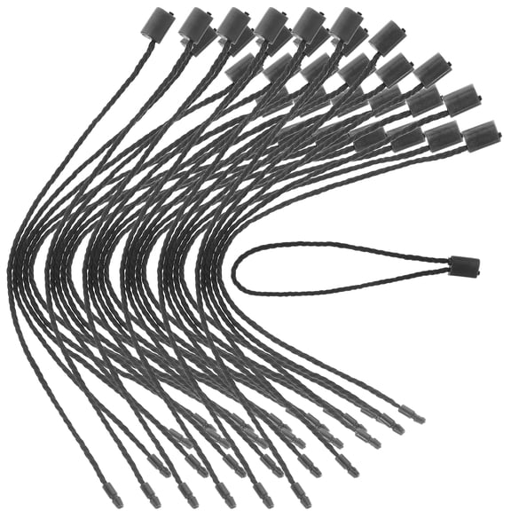 CIMAXIC 950Pcs Black Hang Tag for Clothes Durable Cotton and Plastic Fasteners for Retail Supplies