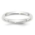 thumbnail image 1 of 950 White Platinum Ring Band Wedding Comfort Domed, 1 of 3
