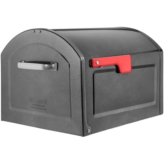 950020P-10 Centennial Post Mount Mailbox, Extra Large, Pewter