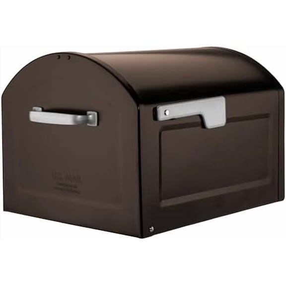 950020RZ Centennial Post Mount Mailbox, XL, Rubbed Bronze