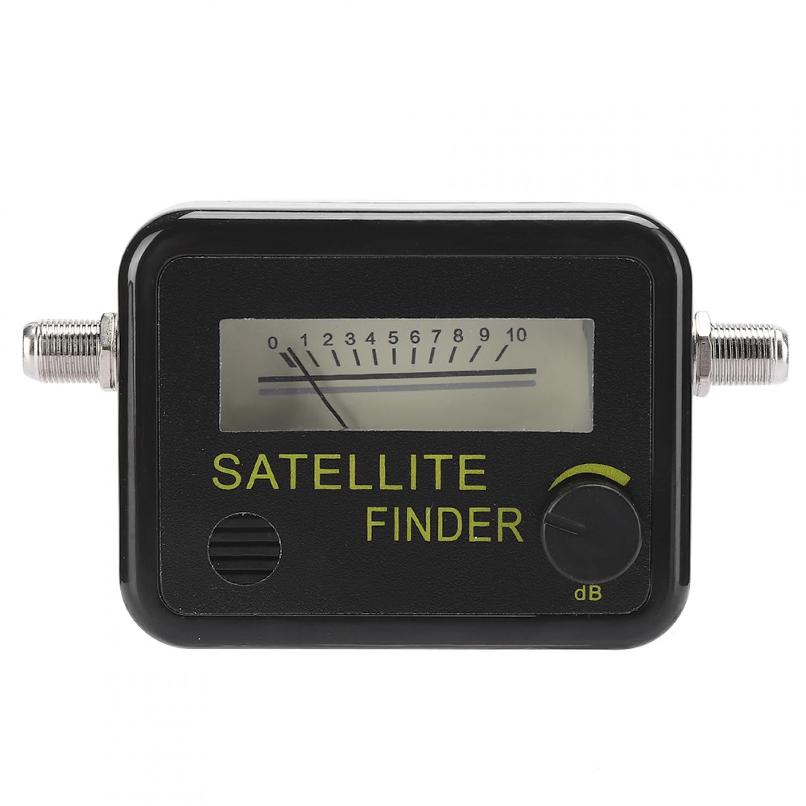 9501 Sensitive Satellite Finder Signal Strength Meter Black with