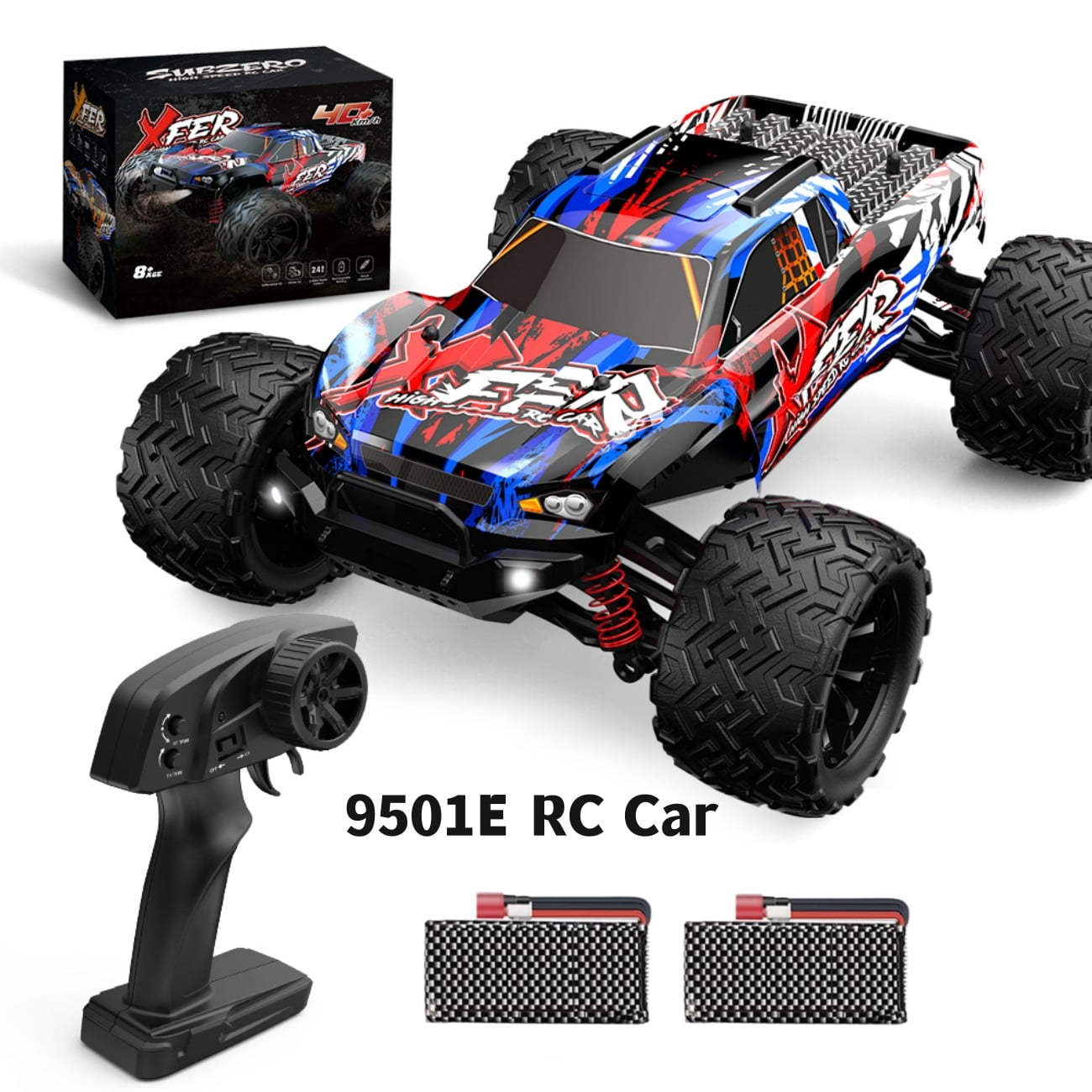9501E 116 RC Cars for Boys and Adults,40km/h High Speed Remote Control