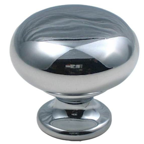 950CH 1-1/4" Cabinet Knob Bright Chrome Finish