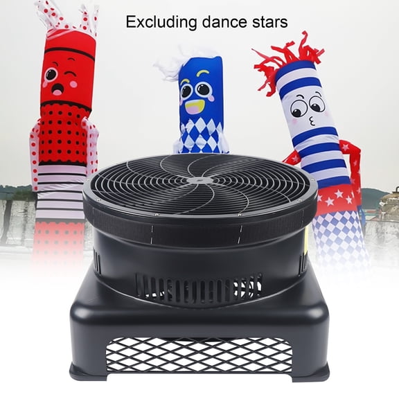 950W Corded Electric PP Black Inflatable Air Blower Fan Wind Dancer Tube Man Fly Guy Fly Sky Air Puppet