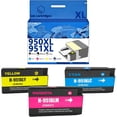 thumbnail image 1 of 950XL 951XL 950 951 Ink Cartridges Compatible for HP 8100 8610 8600 8615 8620 8625 276dw 251dw Inkjet Printers, Leak-Proof Design Crisp Printing, 1 of 7