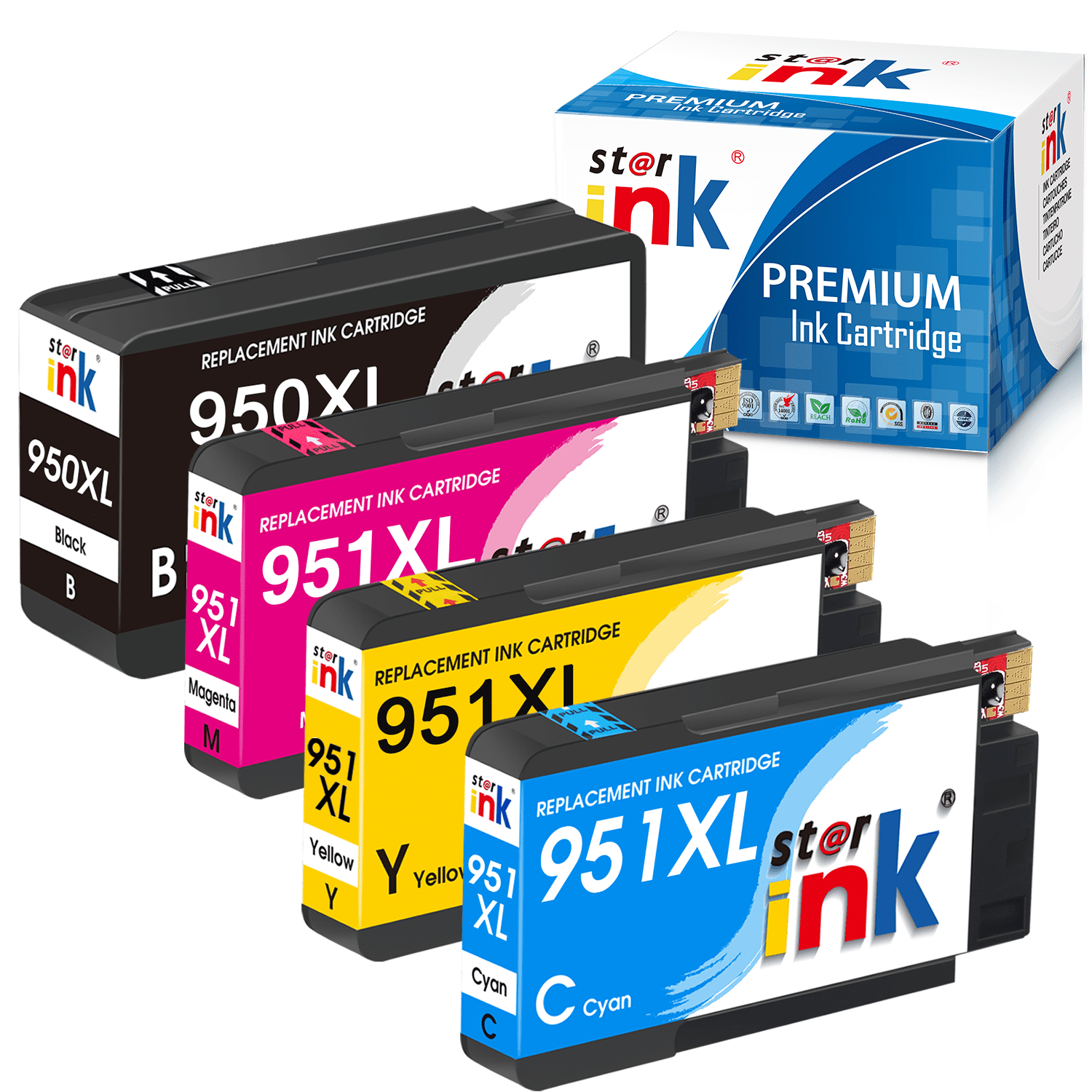 950xl 951xl Ink Cartridge For Hp 950 And 951 Ink Cartridge Combo Pack Compatible For Hp