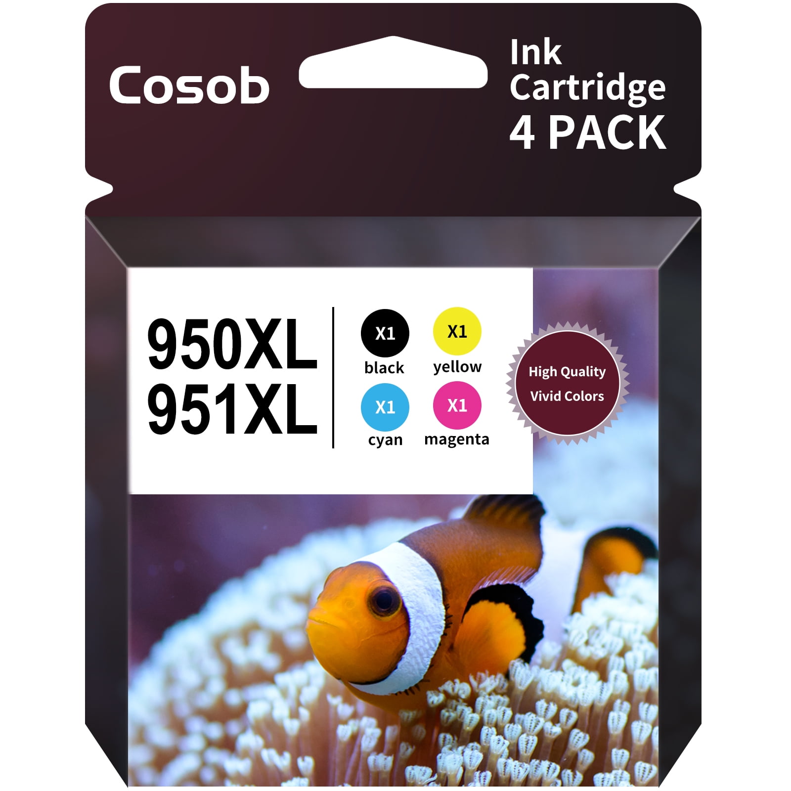 950XL 951XL Ink Cartridges for HP 950 and 951 XL Combo Pack for HP OfficeJet Pro 8600 8610 8620
