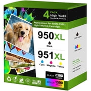 950XL and 951XL Ink Cartridges Compatible for 950 and 951 Ink Cartridges OfficeJet Pro 8600 8610 8620