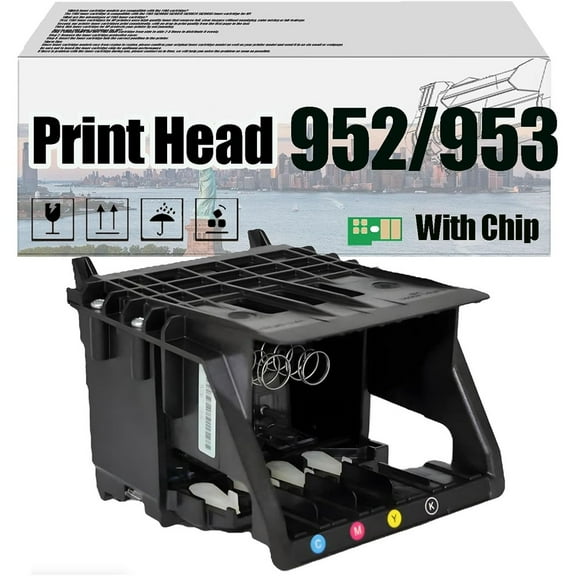 952 953 Print Head Printhead, Compatible for HP Office 7740 8210 8702 8710 8715 8720 8725 8730 8740 Printers —— High Print Volume with Chip