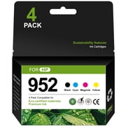 952 Ink for HP 952 Ink Cartridges Combo Pack for 952 HP Ink Cartridges Compatible for HP Printer Ink 952 4-pack