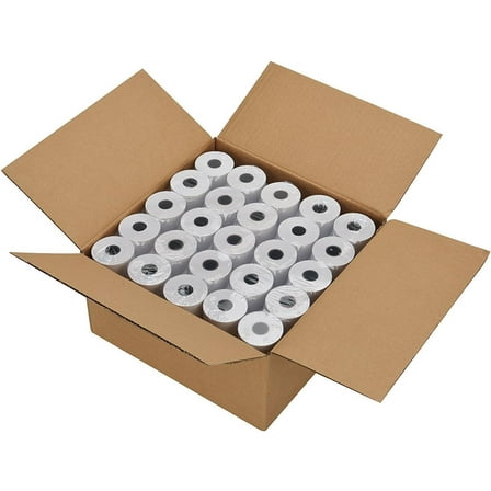 9527 Product 2 1/4" X 85' Thermal Cash Register Receipt Rolls,POS Paper,White, 100 Rolls