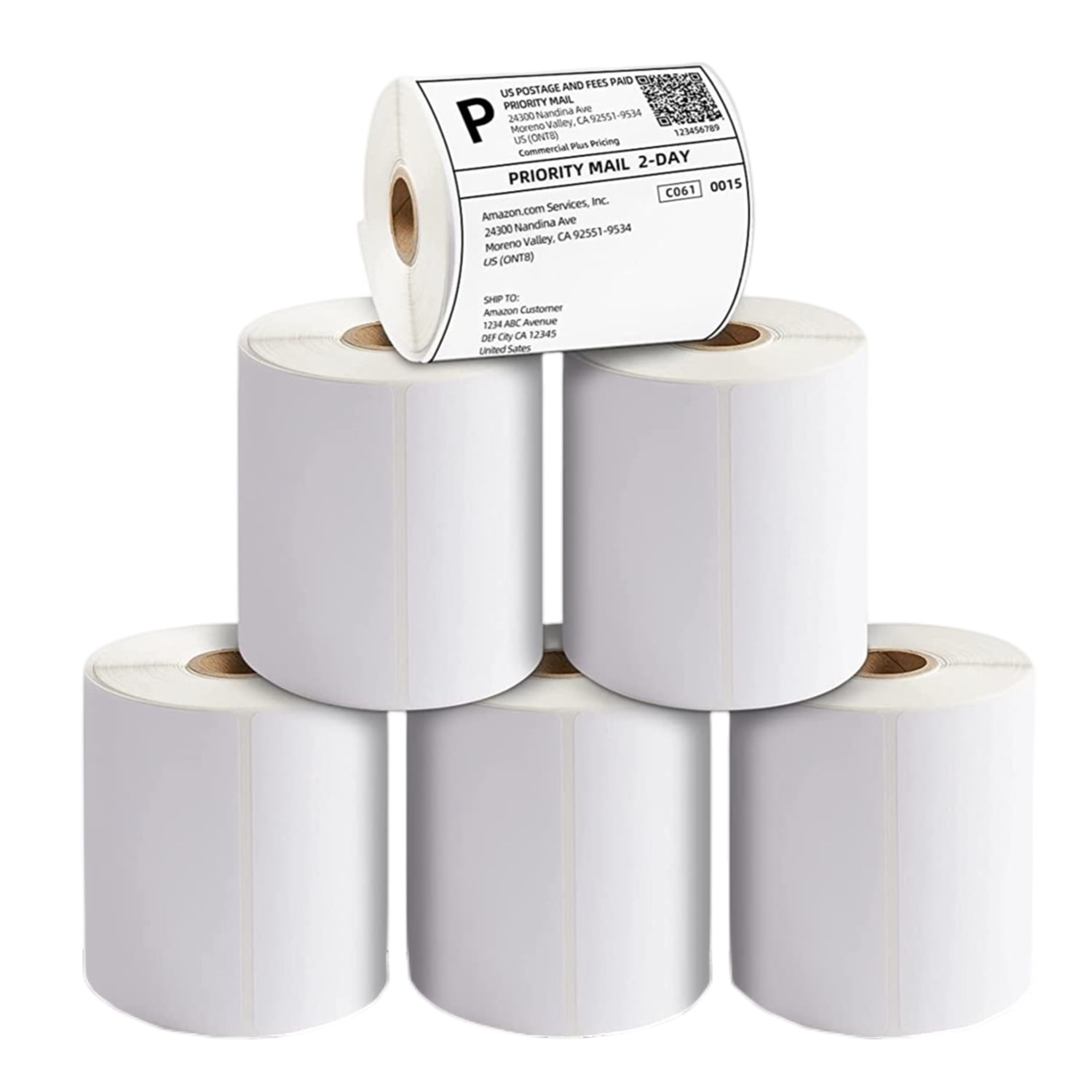 Ryhampaper Direct Thermal Labels, 4x6 Shipping Labels with Perforated