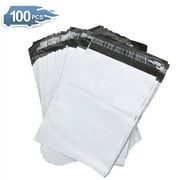 9527 Product Poly Mailers 14.5"x19" 100pcs, White Durable Self Sealing Poly Bags, Large Shipping Bags for Clothes - Waterproof & Tearproof