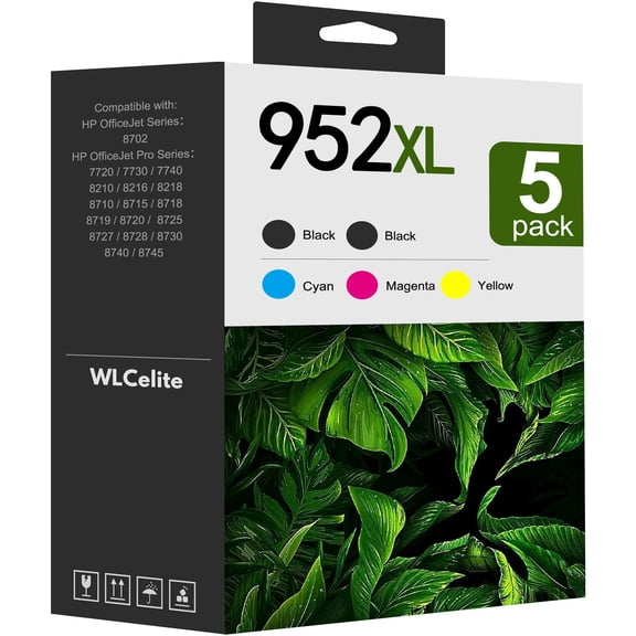 952XL 952 XL Ink Cartridge Compatible HP952 Combo Ink Cartridges for Office Jet Pro 7740 8720 8710 Printer