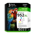 thumbnail interactive-video image 1 of 4-Pack 952XL Compatible Ink Cartridges For HP OfficeJet Pro 8734 8735 8736 1 of 4