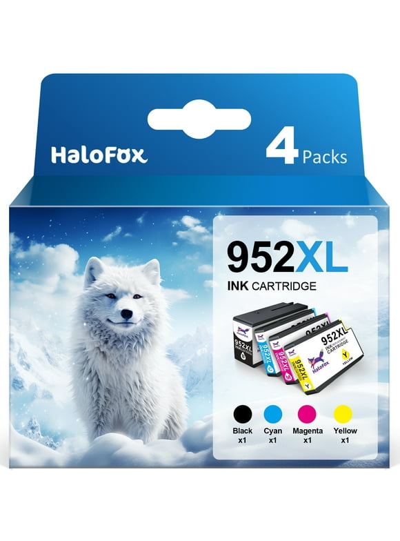 952XL Ink Cartridges Combo Pack for HP 952 XL Ink Compatible with OfficeJet Pro 8710 8720 8702 7720 7740 8715 8730 8740 8216 8725 8700 Printer (1 Black, 1 Cyan, 1 Magenta, 1 Yellow, 4 Packs)