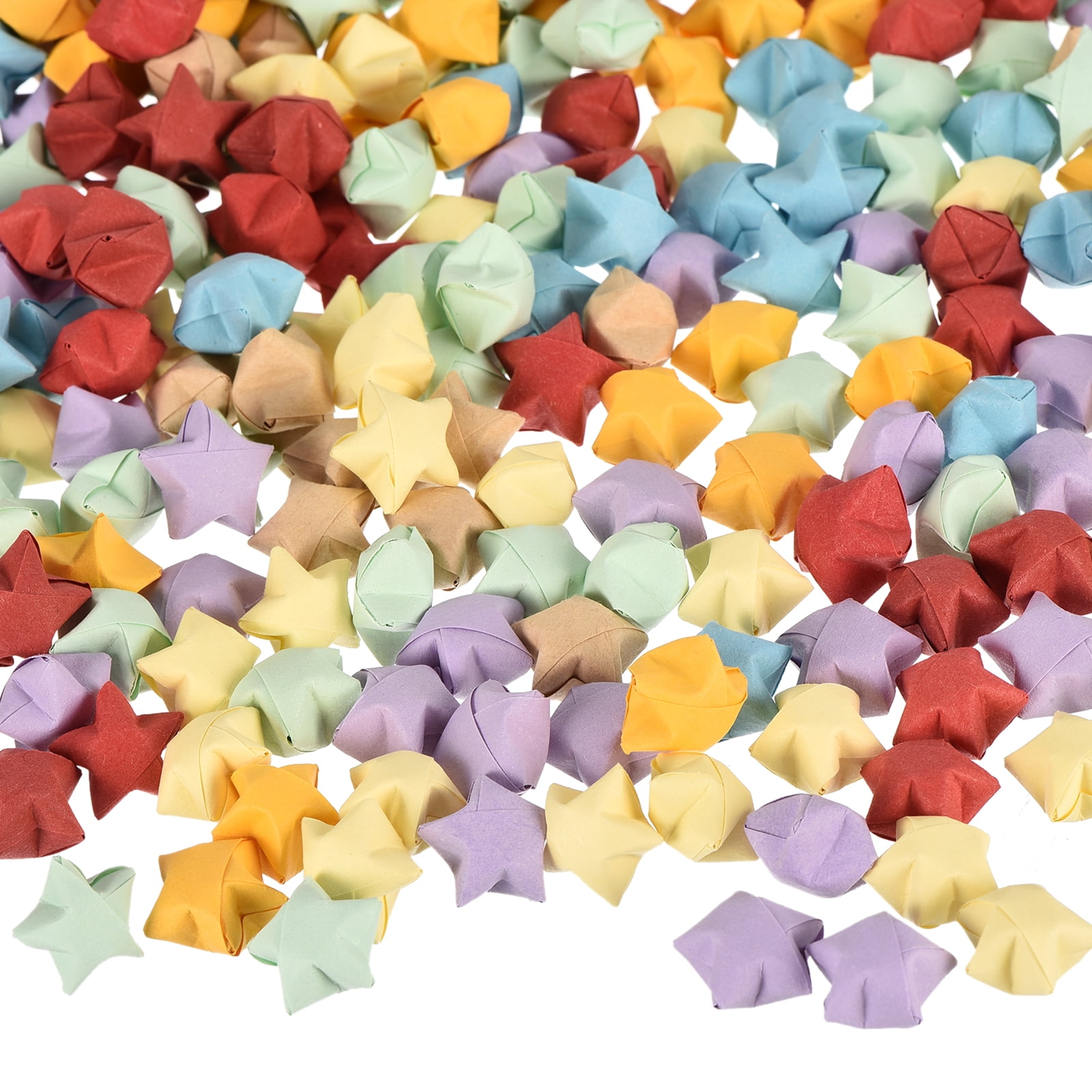 952pcs Pre-made Origami Lucky Stars Paper Wishing Star for Best Wish Christmas, 7 Colors