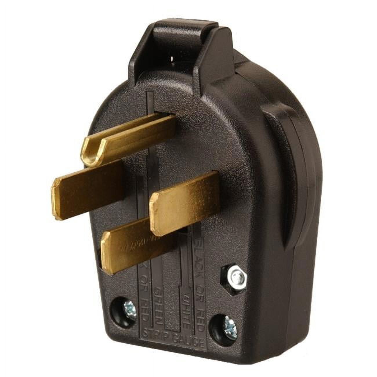 95433308 50 Amp Replacement Male Plug End - Black - Walmart.com