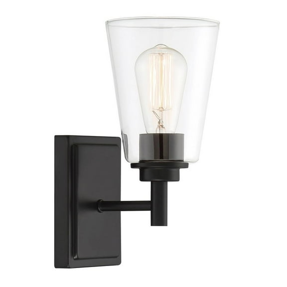 95701-MB-Designers Fountain-Westin - One Light Wall Sconce-Matte Black Finish
